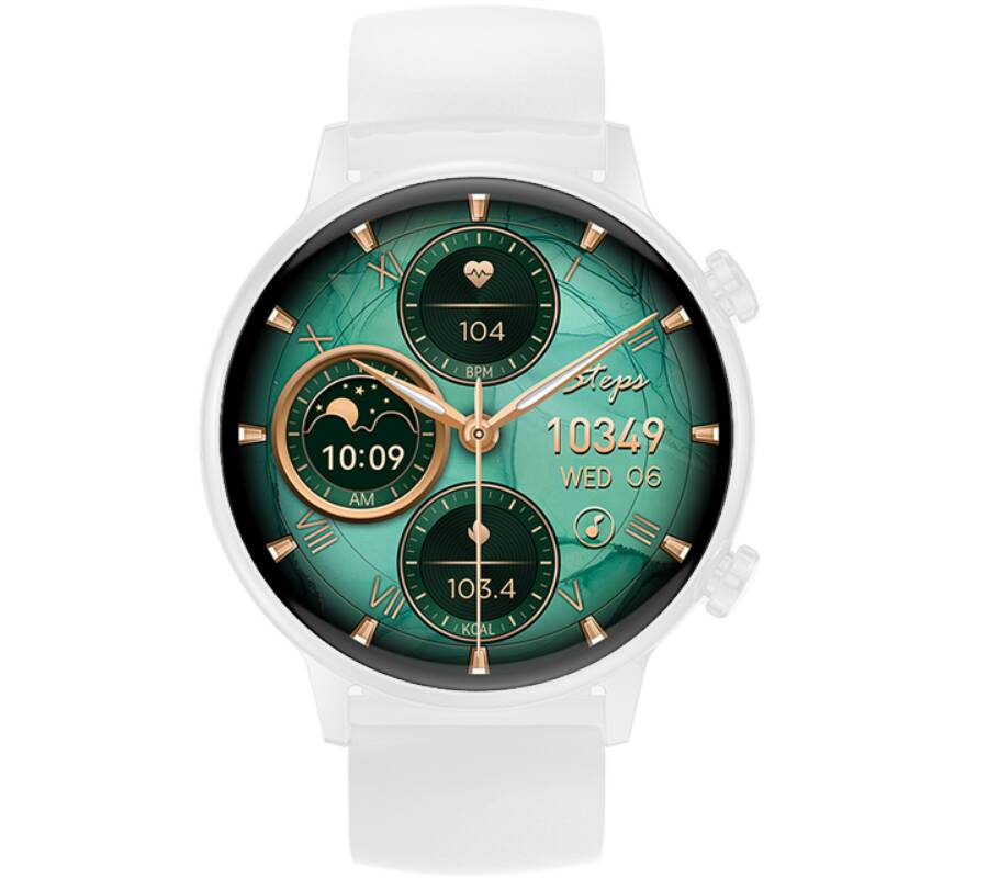 Smartwatch Zegarek Rubicon Damski Rncf Bia Y Tryby Sportowe Sms Puls