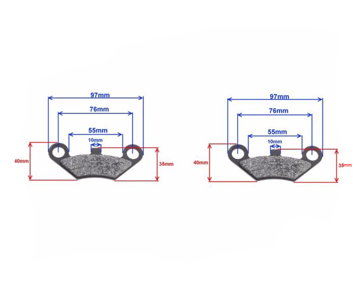 Klocki hamulcowe Quad Atv CFMOTO Linhai Goes