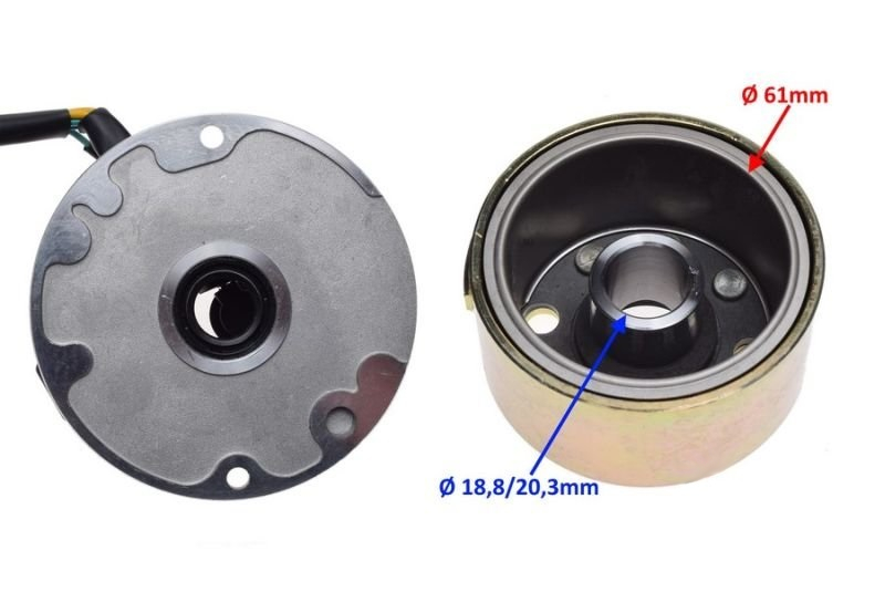 Stator iskrownik koło magnesowe silnik ZS154FMI-2