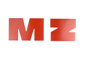 Naklejki na zbiornik czerwone MZ ETZ 150 250 251