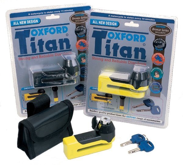 Oxford blokada tarczy hamulcowej chrom trzpień 10