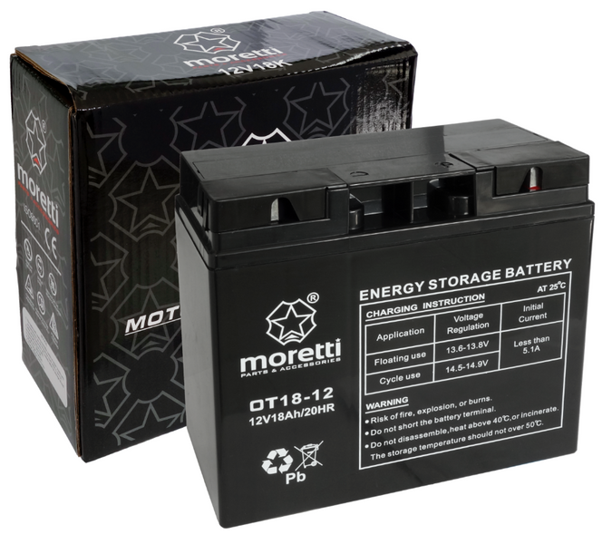 Akumulator OT 12V/18AH kosiarki traktorki
