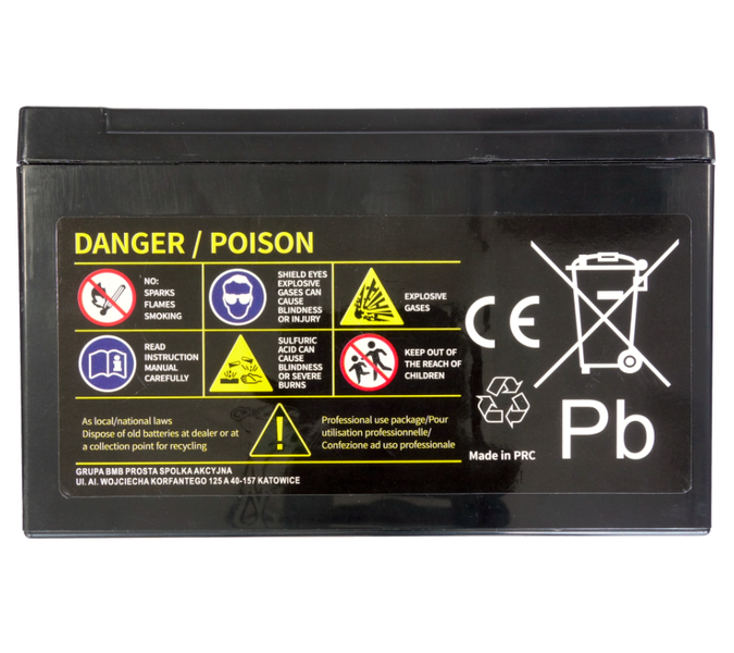 Akumulator AGM 12V 10Ah Moretti UPS MT10-12