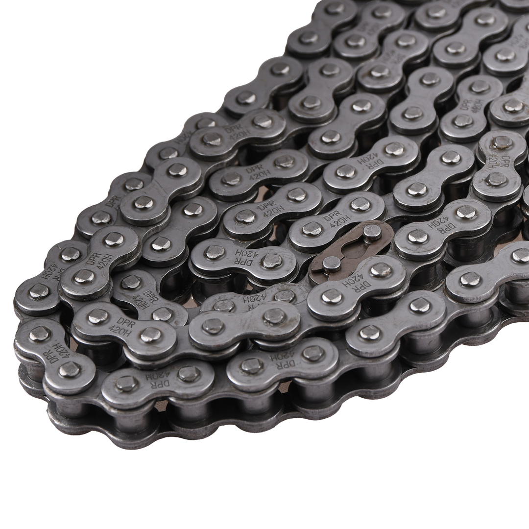 Łańcuch napędowy 140 ogniw 420H szary wzmocniony DPR Performance