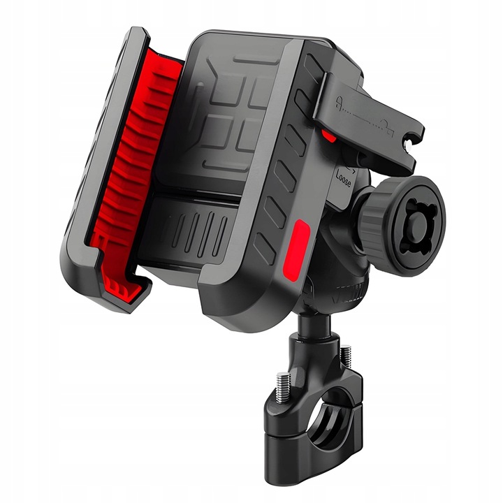 Uchwyt motocyklowy regulowany MC41 na telefon z ładowaniem CQ3.0 USB USB-C