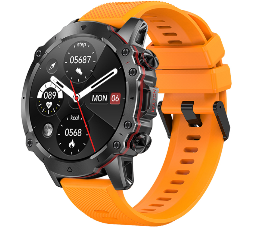 Smartwatch zegarek męski Rubicon RNCF18 tryby sportowe puls kroki SMS alarm