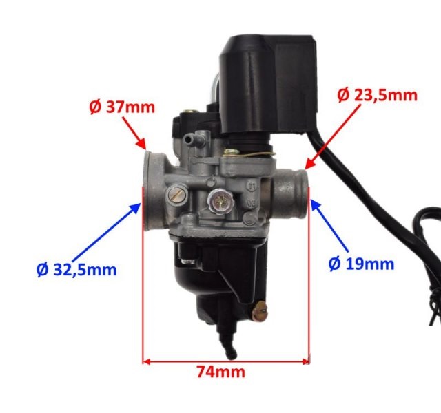 Gaźnik PHVA12 skutery 2T Piaggio Gilera Aprilia