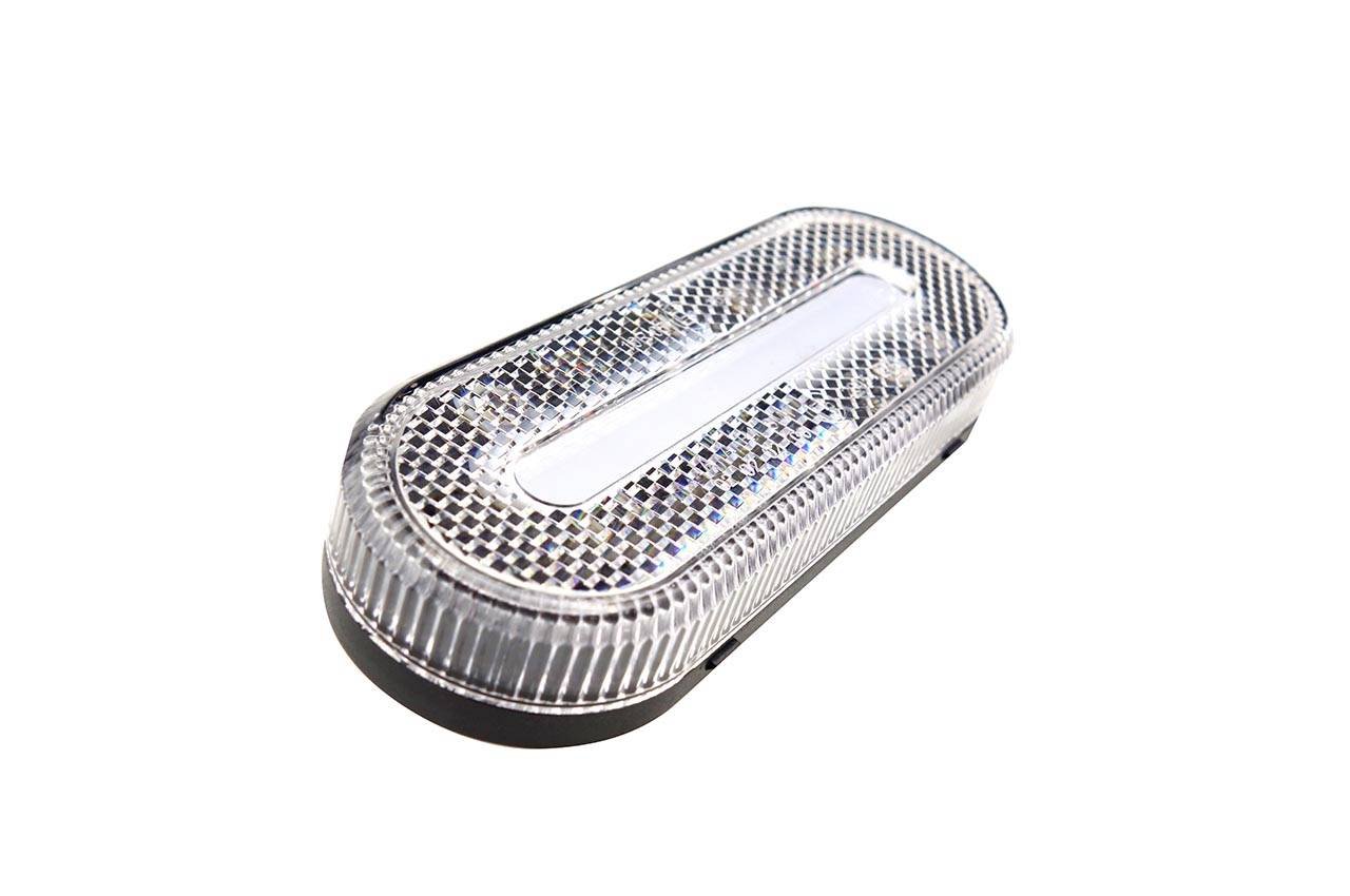 Lampa Obrysowa Obrysówka Biała 6Led 10-30V E9 IP67