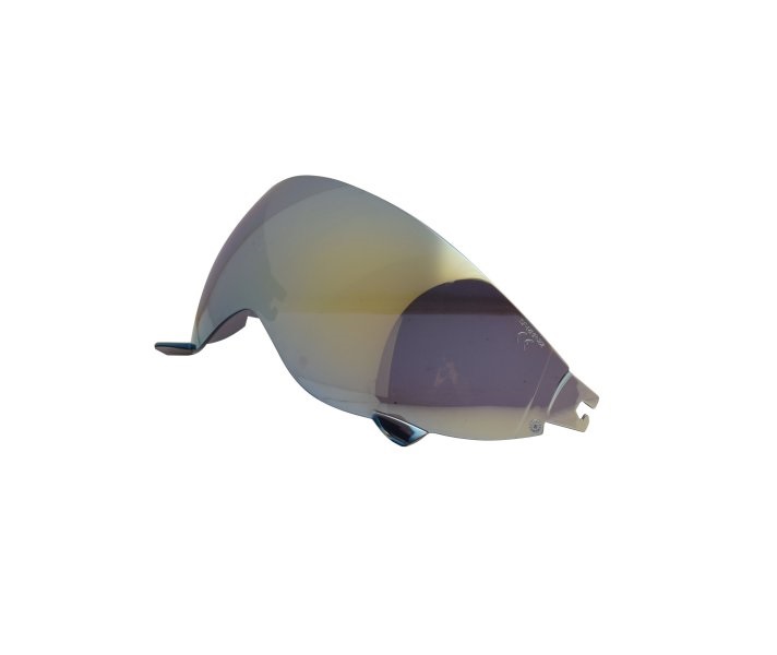 Szyba kasku otwartego z odpinaną szczęką LS2 OF606 Drifter lustrzanka złota