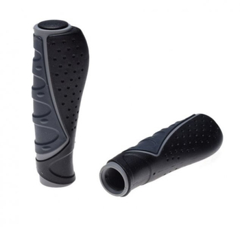 Chwyt kierownicy velo rowerowy czarno/szary gel