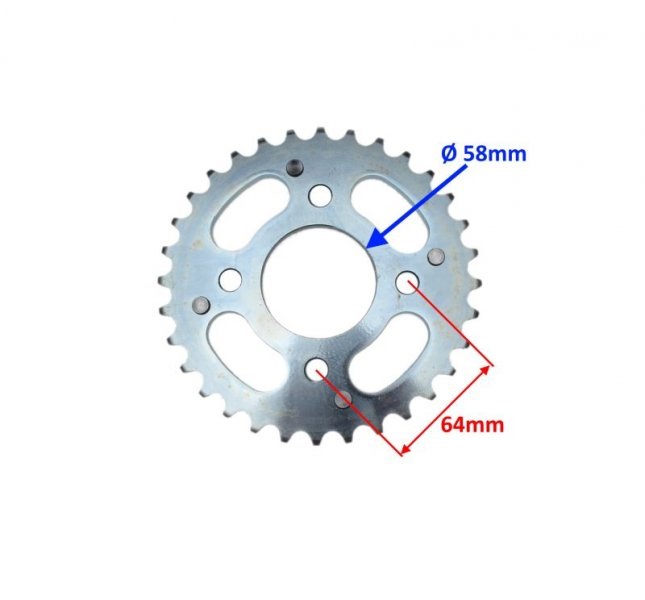 Zębatka tył 32z 520 Lifan Kingway czoper 150 250