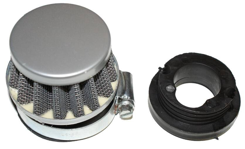 Gaźnik + filtr powietrza stożkowy z flanszą pocket bike mini cross quad