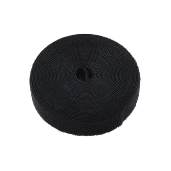 Opaska rzep organizer instalacji elektrycznej 5m x 20mm czarna