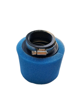 Filtr powietrza 45mm prosty niebieski pitbike MRF 120 140 Kayo 125 140 160