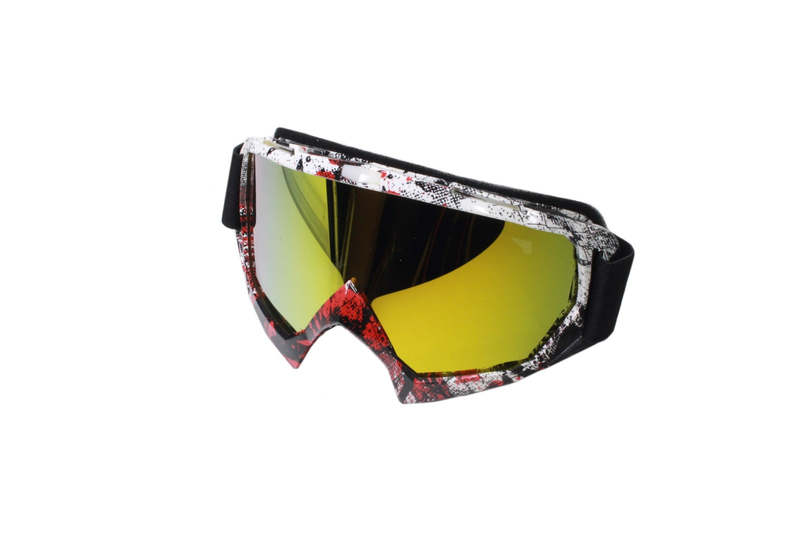 Gogle ochronne motocyklowe cross enduro atv quad różne kolory szyb