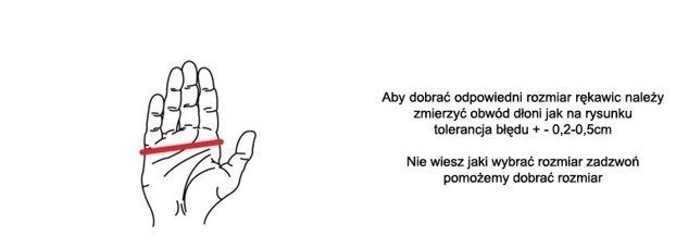 Polednik rękawice cross model mx junior dziecięce