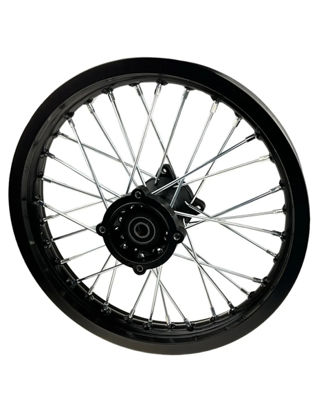 Felga tył 1.85x14 cali aluminiowa pitbike MRF 120 140 RC Kayo TT125 140 160