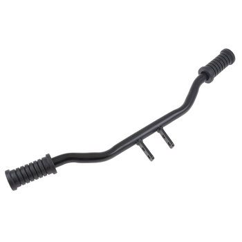 Podnóżek kierowcy czarny + gumy MZ ETZ 150