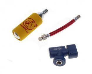 Nabój co2 z zaworem zestaw pompowania koła