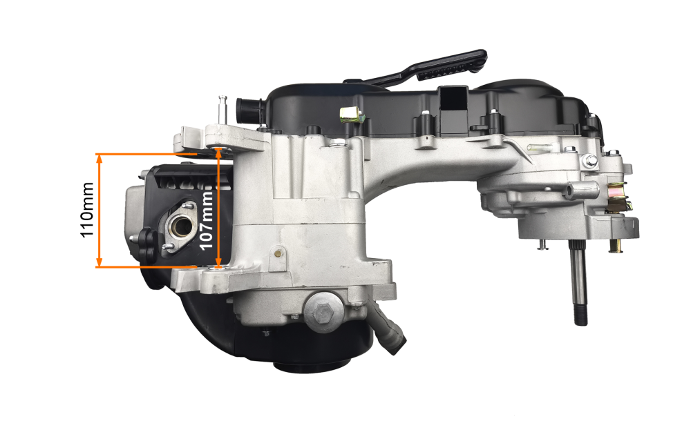 Silnik 80cc 139QMB 4T GY6 Benzer Kingway Router Zipp Zumico Barton Motobi