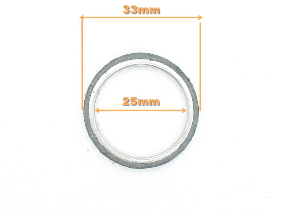 Uszczelka kolanka tłumika rury wydechowej do motorowerów 139FMB 154FMI