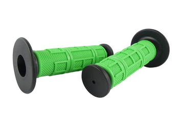 Manetki guma kierownicy enduro zielone miękkie