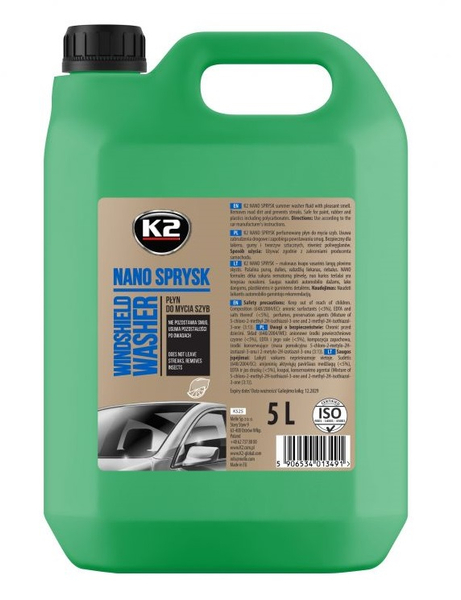 K2 płyn do spryskiwaczy letni 5l