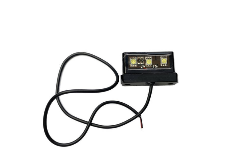 Uchwyt tablicy rejestracyjnej uniwersalny podświetlenie Led skuter motocykl