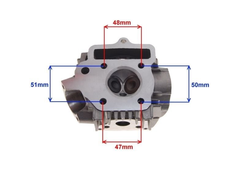 Głowica cylindra 139FMB 4t z zaworami duży 70ccm