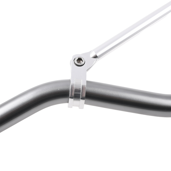 Kierownica motocyklowa uniwersalna titanium połysk 22mm 71cm Racing Force