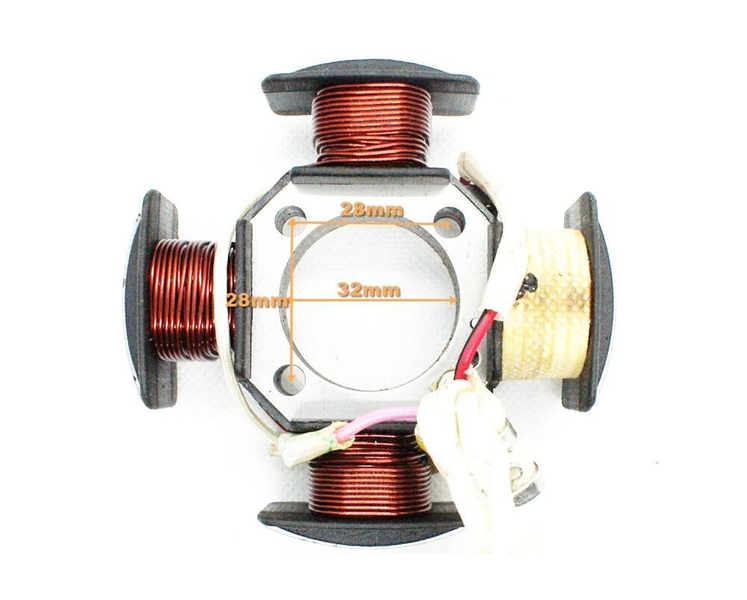 Iskrownik Stator 4 Cewki Romet Zetka Barton Benzer