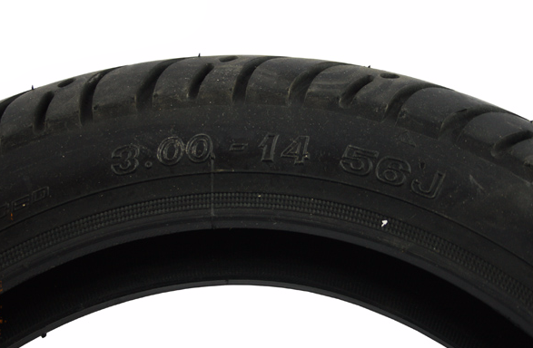 Opona 14 cali 3,00 vrm 100 vee rubber dętkowa