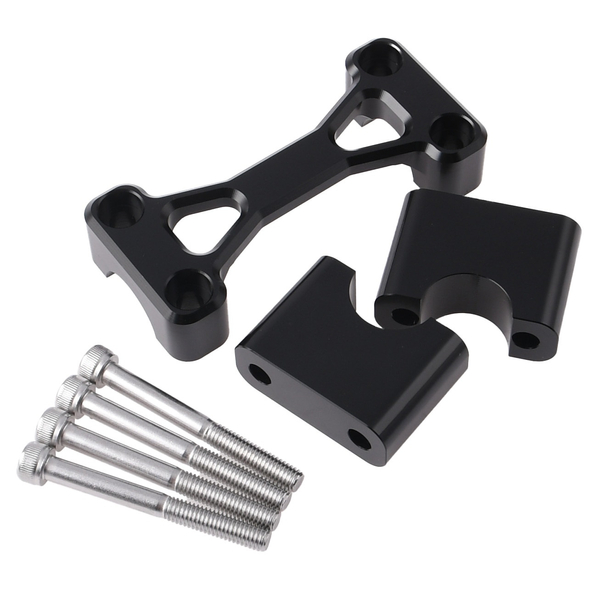 Zacisk kierownicy alu cnc czarny Simson S51 S50 DPR Performance