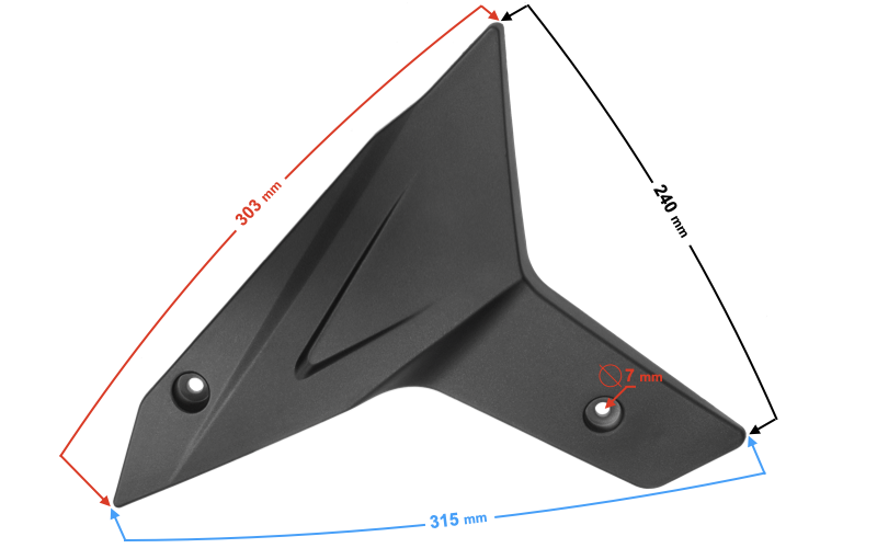 Obudowa silnika pług lewy motoroweru Barton FR 2