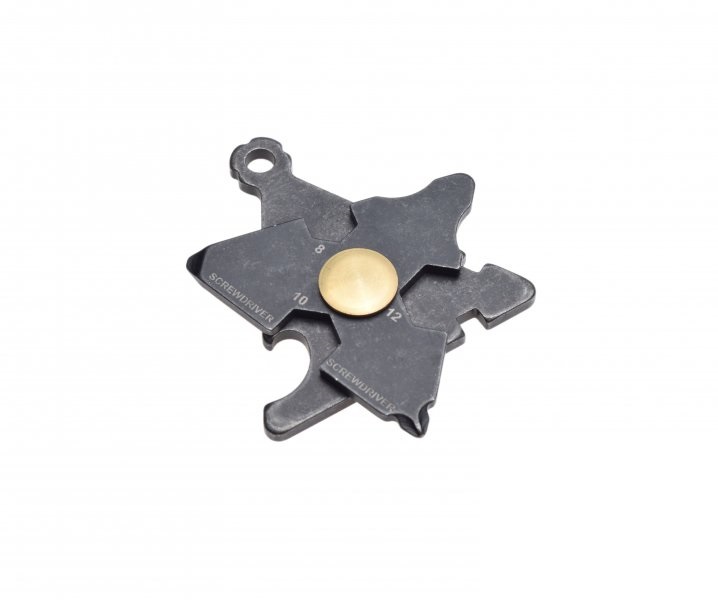 Brelok małe narzędzia 5w1 stal nierdzewna