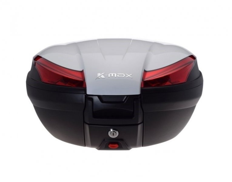 Kufer k-max z płytą montażową czarno biały 50l