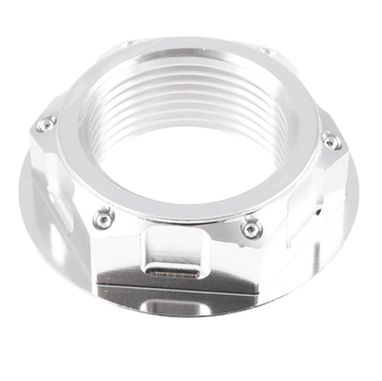 Nakrętka półki widelca M24x1,5 srebrna aluminiowa DPR Performance