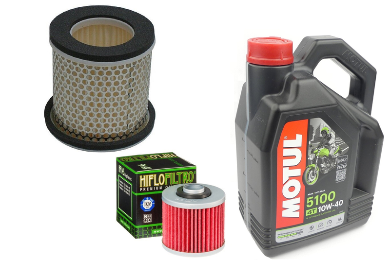 Filtr oleju powietrza olej HF145 Motul 5100 10w40 Yamaha BT1100 TDM 850 