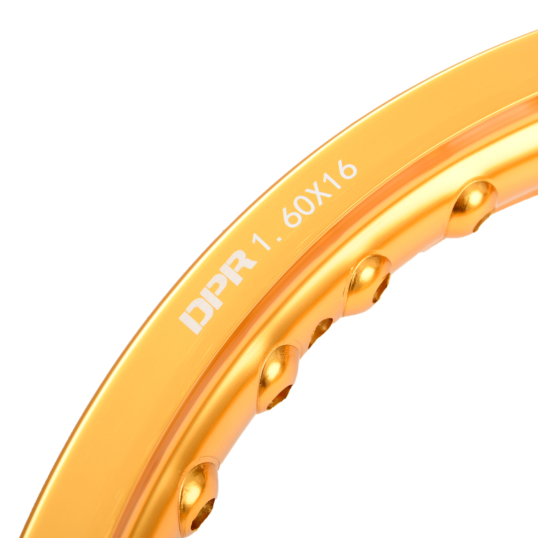 Obręcz koła 1,60x16 aluminiowa złota Simson DPR Classic