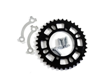 Zębatka tył 37 zębów 420 pitbike MRF 120 140 HQ RC SM TTR Kayo TS90 TSD110