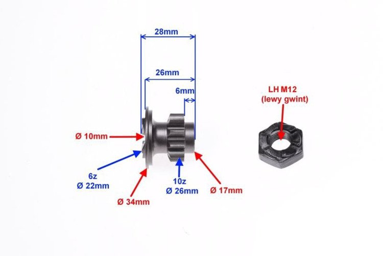 Koło rozrusznika startera kopki TGB 101 303