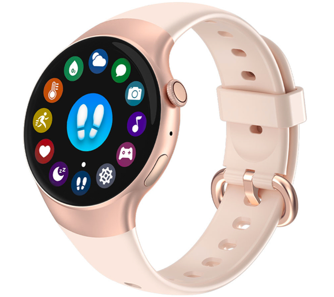 Smartwatch zegarek Rubicon damski różowy Bluetooth