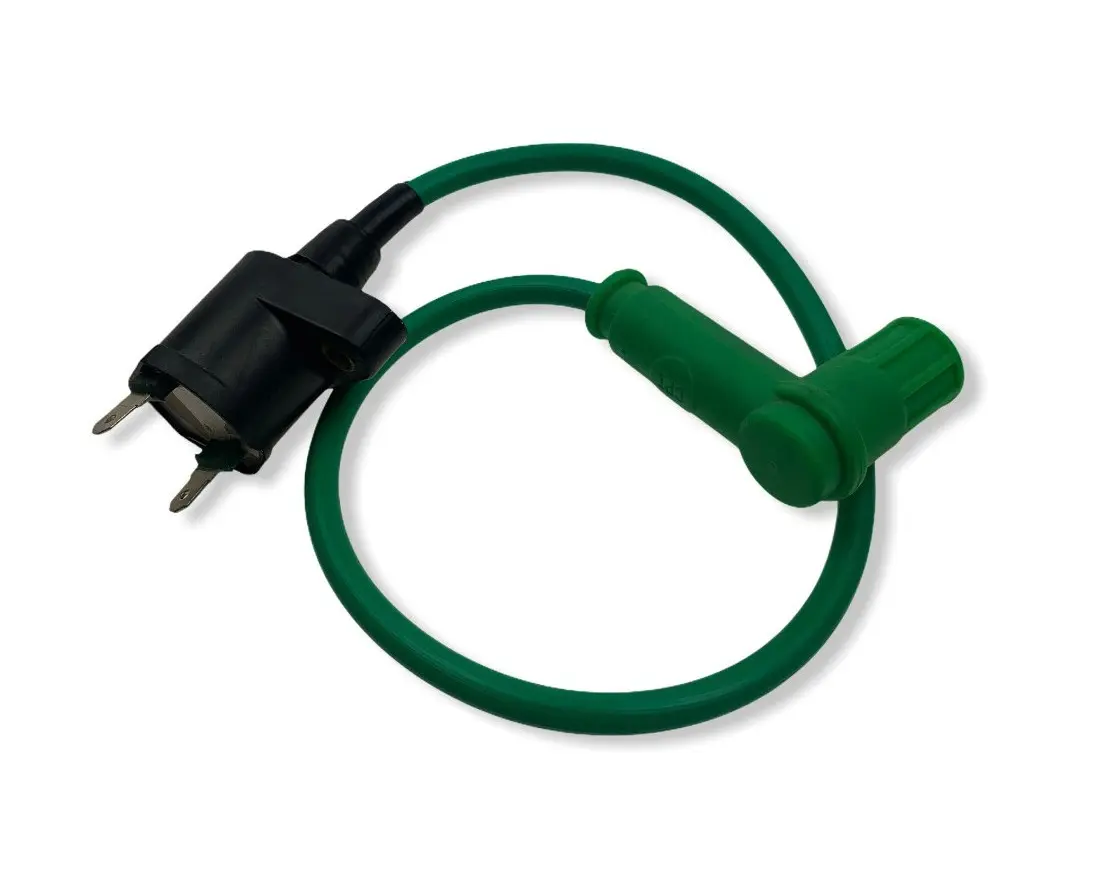 Cewka zapłonowa + fajka High Performance zielona pitbike MRF Kayo Pitgang RXF