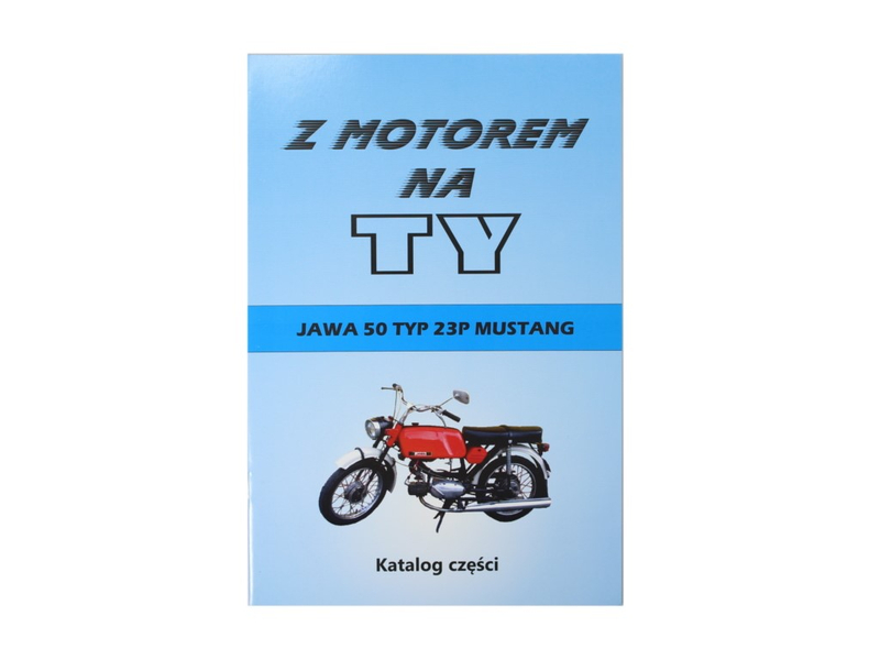 Katalog części schemat jawa 50 mustang 23p