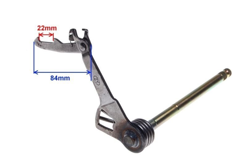 Wałek zmiany biegów 4t 139FMB Łoś Jolly King Romet Barton Junak Zipp Zumico