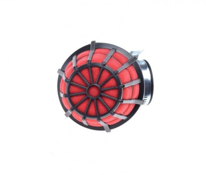 Filtr powietrza gąbkowy stożkowy kątowy 38mm 45'