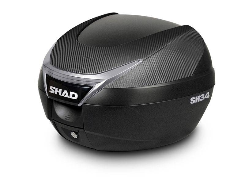 Kufer motocyklowy centralny Shad SH34 carbon
