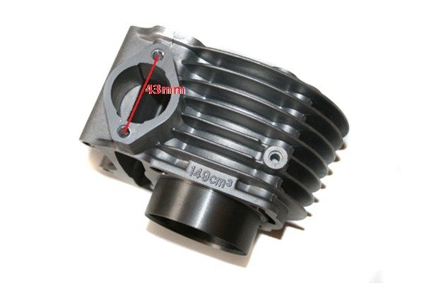 Cylinder tłok 57,40mm skuter quad atv 150 gy6 4t