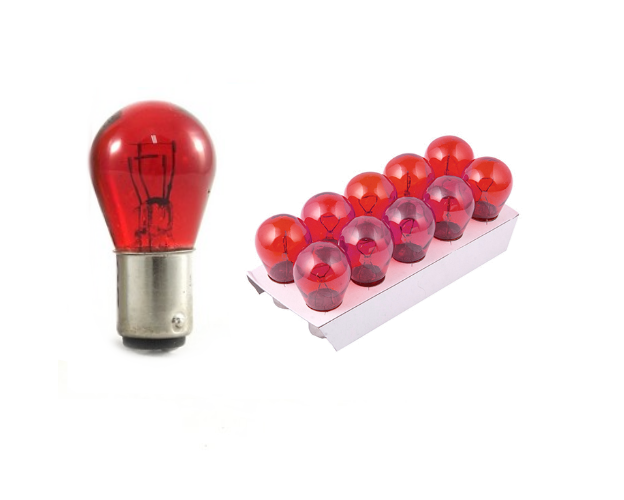 Żarówka BOSMA 12V 21/5W BAY15d Czerwona