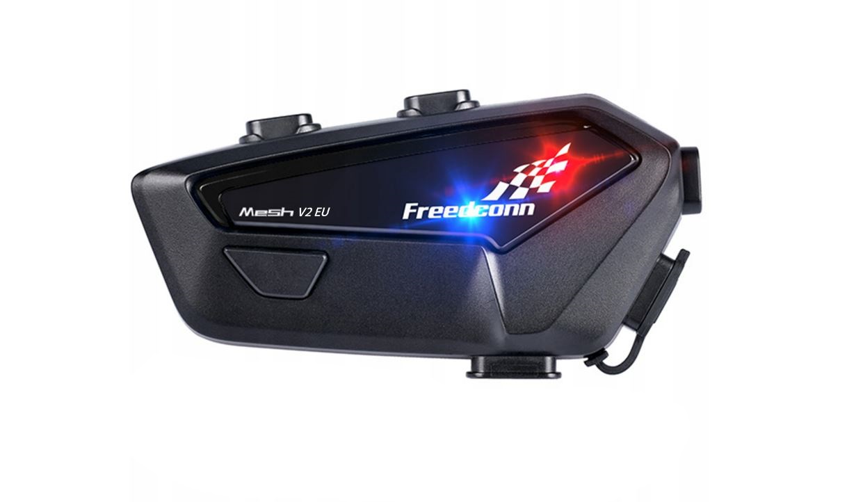 FreedConn Interkom motocyklowy FX PRO V2 EU do 6 osób Mesh polskie komunikaty